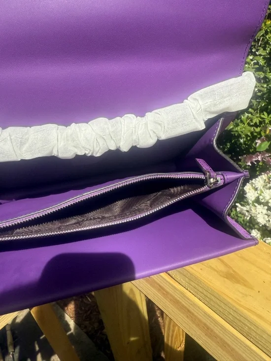 RARE Gucci Dionysus Purple Suede Crystal Chain Purse - Picture 12 of 15